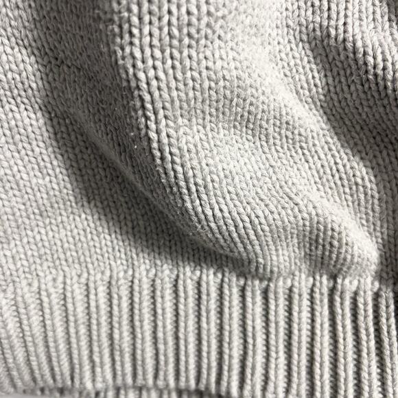 Vintage Y2K 2000s MARITHE FRANCOIS GIRBAUD XL Knitted Sweater Gray 90s Crewneck - Picture 8 of 9